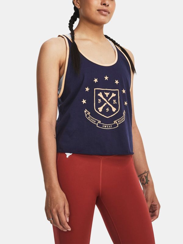 Under Armour Under Armour Project Rock Q3 Arena Tank Majica bez rukava plava