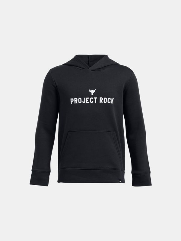 Under Armour Under Armour Project Rock Rival Hoodie Trenirka (gornji dio) dječja crna