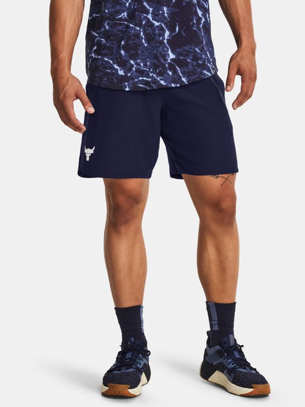 Under Armour Under Armour Project Rock Woven Kratke hlače plava