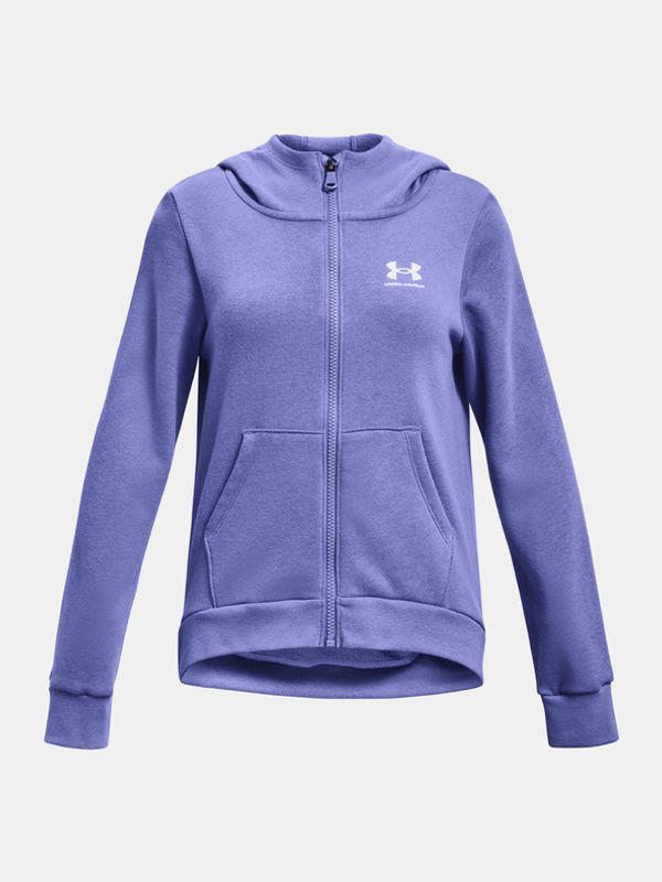 Under Armour Under Armour Rival Fleece LU FZ Hoodie Trenirka (gornji dio) dječja plava