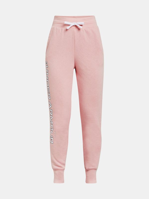 Under Armour Under Armour Rival Fleece Trenirka dječja donji dio ružičasta