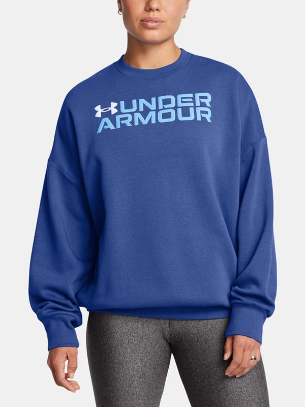 Under Armour Under Armour Rival Fleece WordmarkOS Crew Majica dugih rukava plava