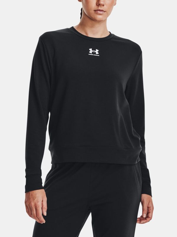 Under Armour Under Armour Rival Terry Crew Majica crna