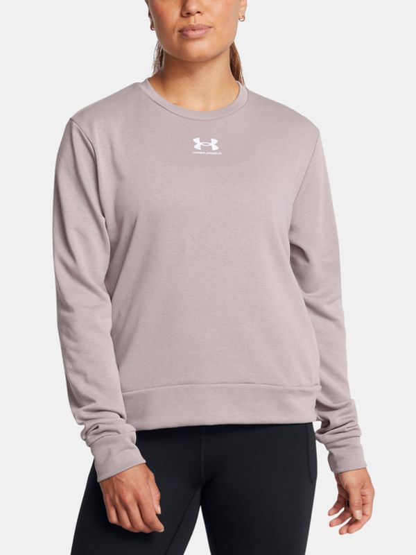 Under Armour Under Armour Rival Terry Crew Majica dugih rukava siva