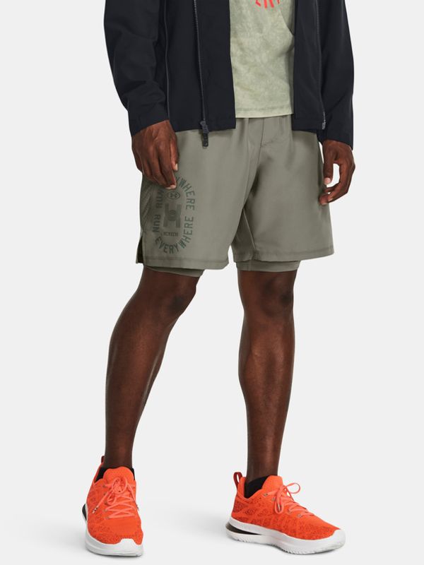 Under Armour Under Armour Run Anywhere Kratke hlače zelena
