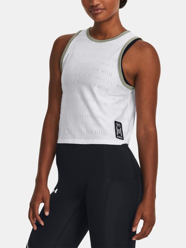 Under Armour Under Armour Run Anywhere Majica bez rukava bijela