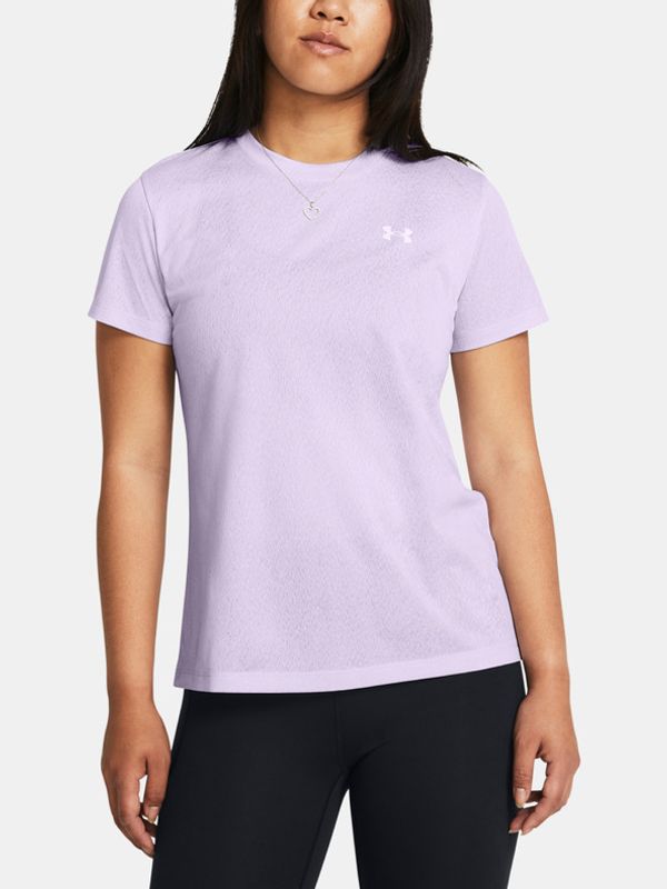 Under Armour Under Armour Tech Riddle SSC Majica ljubičasta