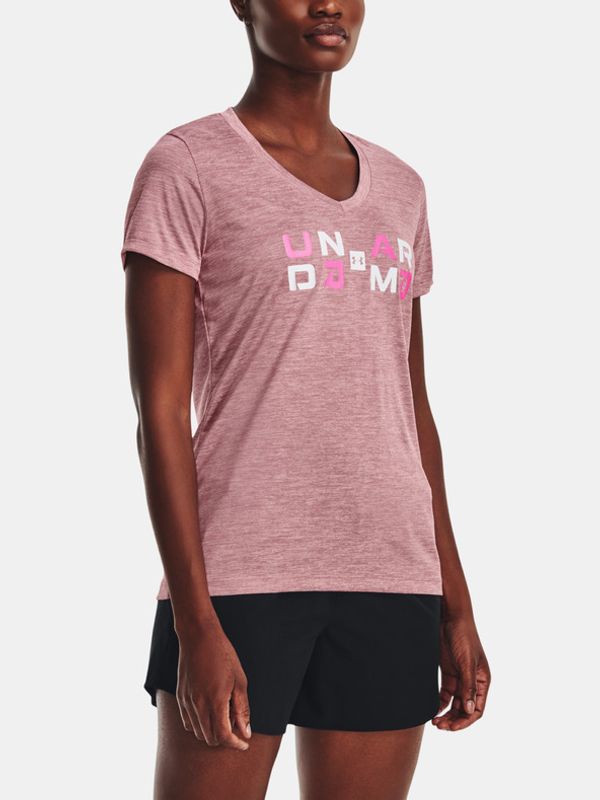 Under Armour Under Armour Tech Twist Graphic SSV Majica ružičasta