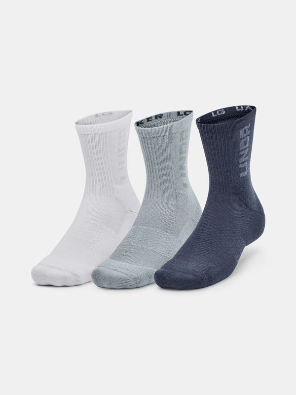 Under Armour Under Armour UA 3-Maker Mid-Crew 3-pack Čarape plava