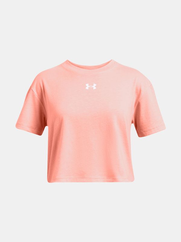 Under Armour Under Armour UA Crop Sportstyle Logo SS Majica dječja narančasta