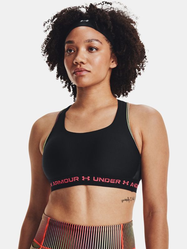 Under Armour Under Armour UA Crossback Mid 80s Sportski Grudnjak crna