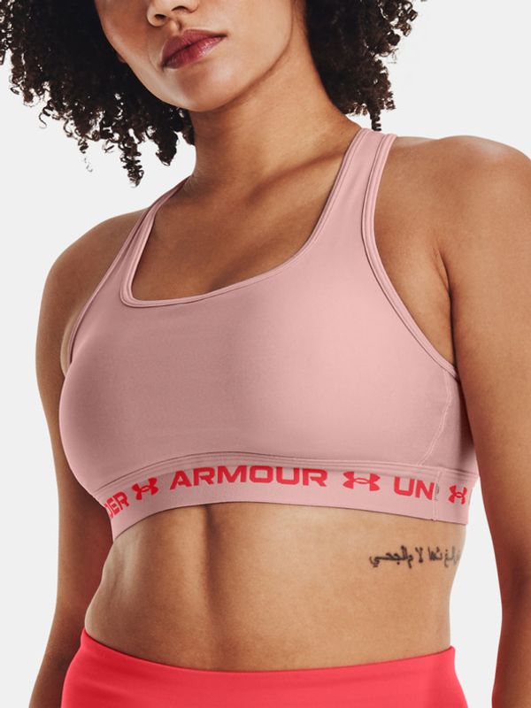 Under Armour Under Armour UA Crossback Mid Hthr Sportski Grudnjak ružičasta