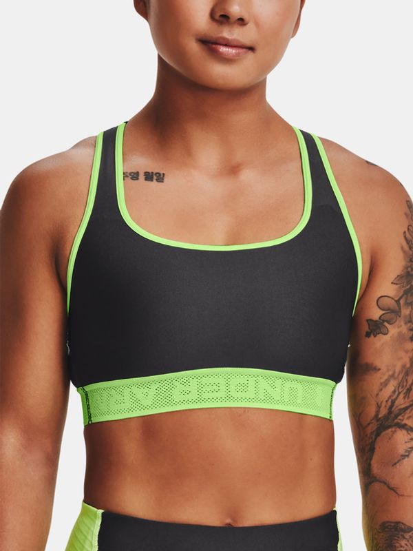 Under Armour Under Armour UA Crossback Mid Solid Sportski Grudnjak siva
