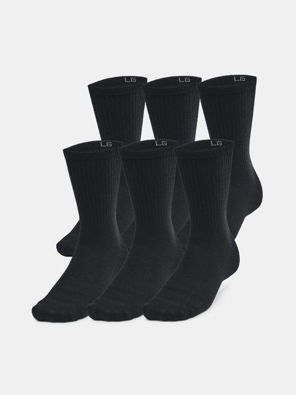 Under Armour Under Armour UA Essential 6pk Crew Čarape 6 pari crna
