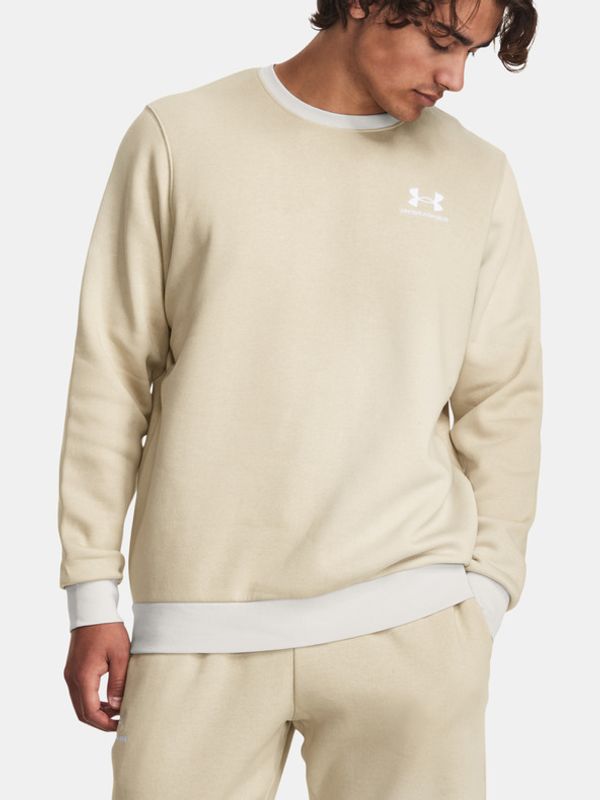 Under Armour Under Armour UA Essential Flc Novelty Crw Majica dugih rukava bež