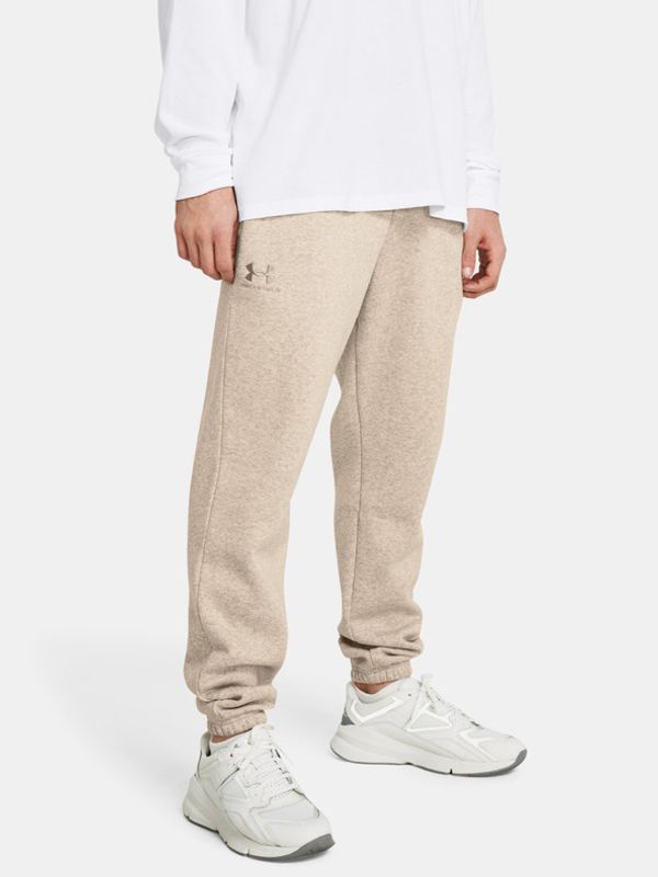 Under Armour Under Armour UA Essential Fleece Donji dio trenirke smeđa