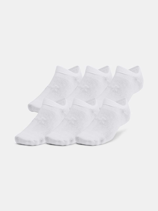 Under Armour Under Armour UA Essential No Show Čarape 6 pari bijela