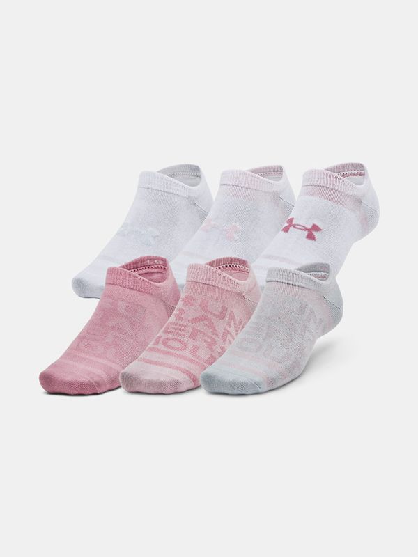 Under Armour Under Armour UA Essential No Show Čarape 6 pari ružičasta