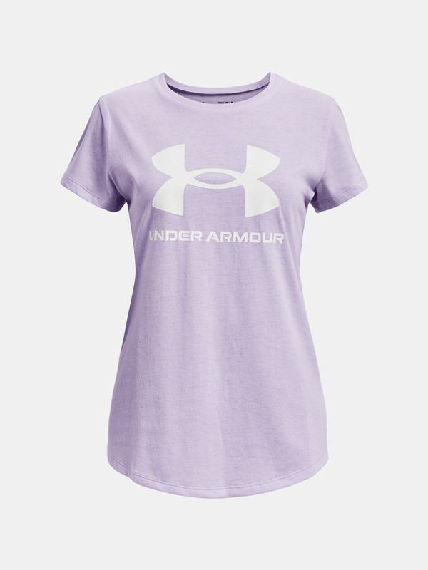 Under Armour Under Armour UA G Sportstyle Logo SS Majica dječja ljubičasta