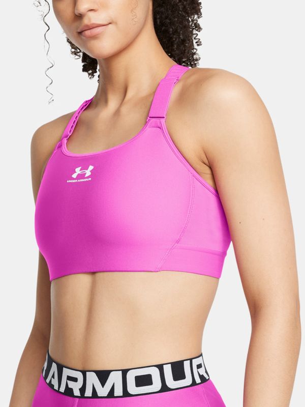 Under Armour Under Armour UA HeatGear High Sportski Grudnjak ljubičasta