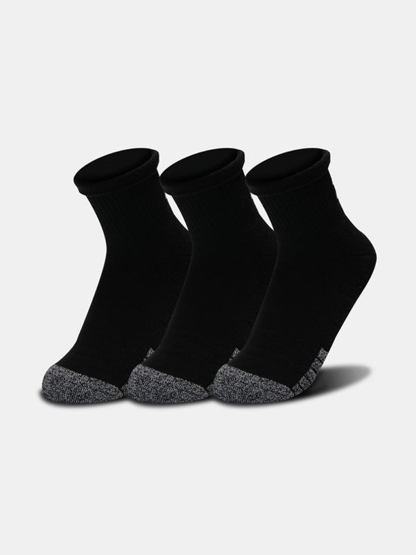 Under Armour Under Armour UA Heatgear Quarter 3-pack Čarape crna