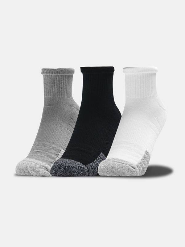 Under Armour Under Armour UA Heatgear Quarter 3-pack Čarape siva