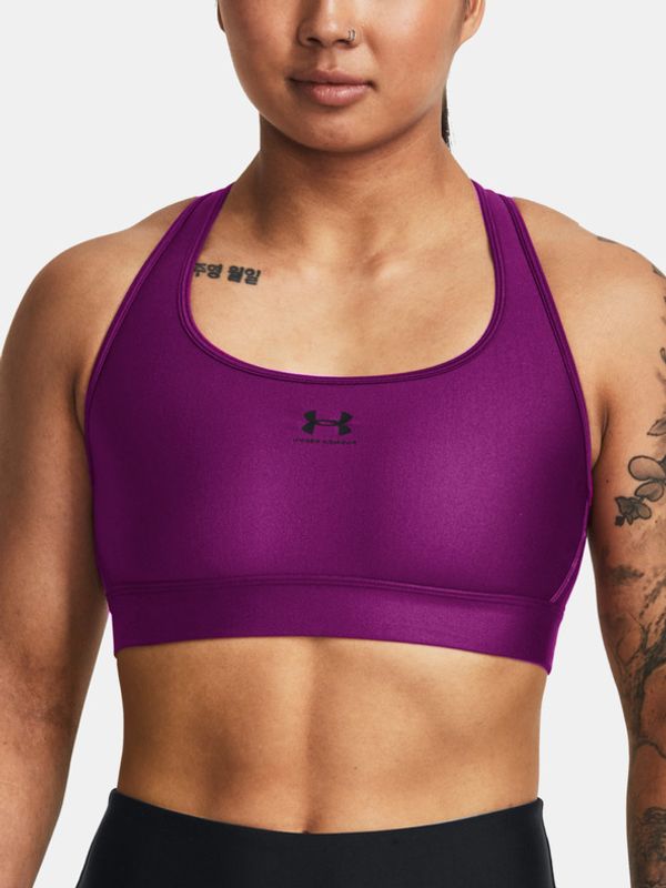 Under Armour Under Armour UA HG Armour Mid Padless Sportski Grudnjak ljubičasta