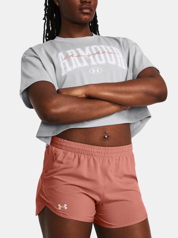 Under Armour Under Armour UA HW Scripted WM Crop SS Majica siva