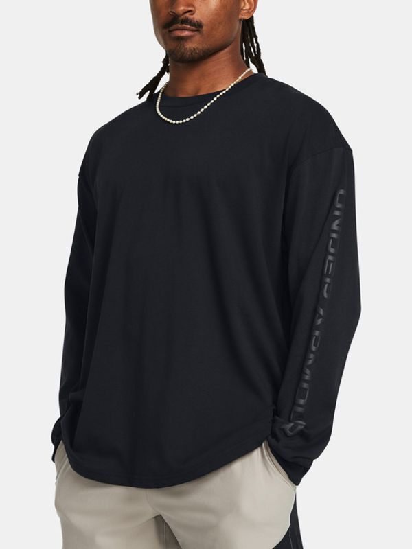 Under Armour Under Armour UA HW Tonal Wordmark LS Majica crna