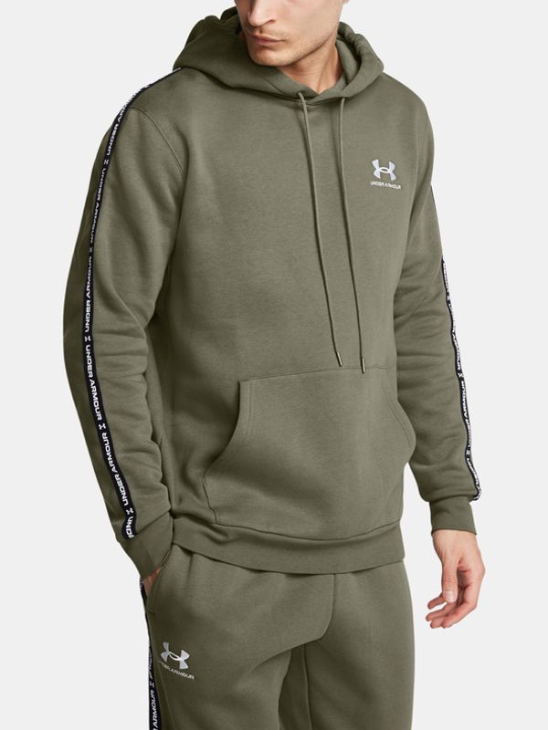 Under Armour Under Armour UA Icon Fleece HD Taping Majica dugih rukava zelena