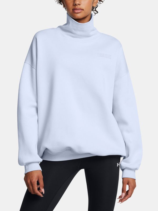 Under Armour Under Armour UA Icon Fleece OS Mock Crew Majica dugih rukava plava