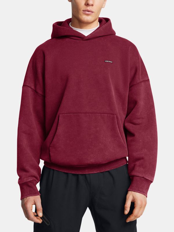 Under Armour Under Armour UA Icon HWT Flc Wash OS Majica dugih rukava crvena