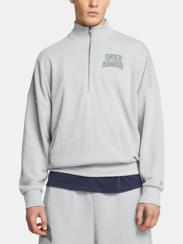 Under Armour Under Armour UA Icon HWT Terry OS 1/2 Zip Majica dugih rukava siva