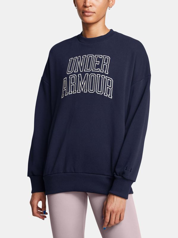 Under Armour Under Armour UA Icon HWT Terry OS Crew Majica dugih rukava plava