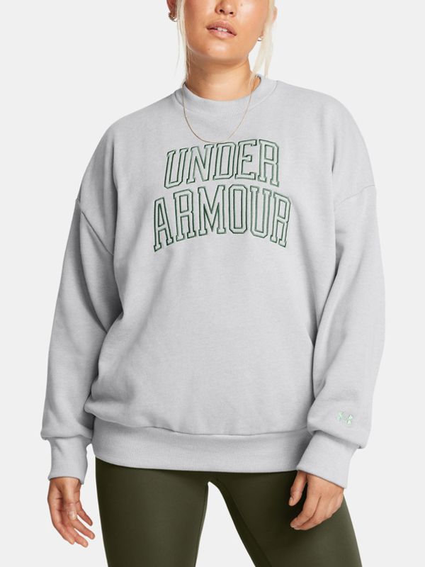 Under Armour Under Armour UA Icon HWT Terry OS Crew Majica dugih rukava siva