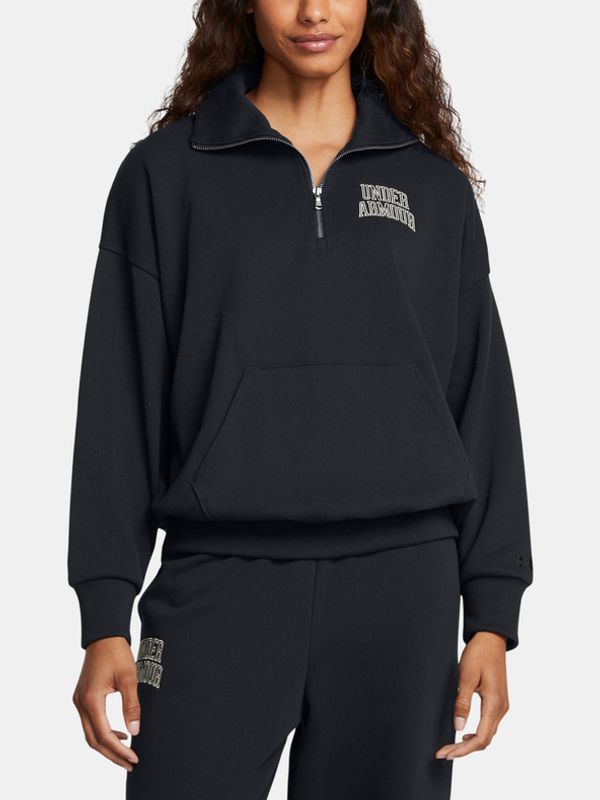 Under Armour Under Armour UA Icon HWT Terry OS HZ Majica dugih rukava crna