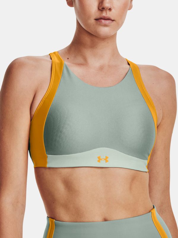 Under Armour Under Armour UA Infinity Mid High Neck Shine Sportski Grudnjak siva