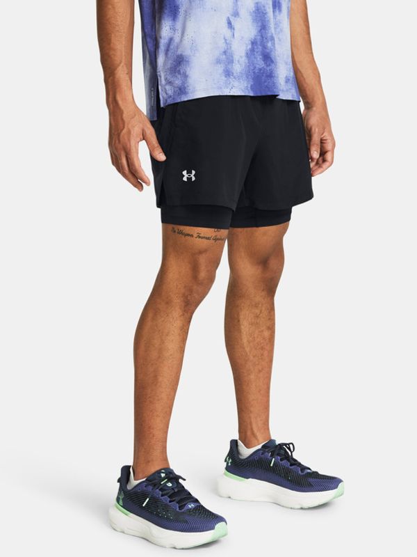Under Armour Under Armour UA Launch 5'' 2-IN-1 Kratke hlače crna