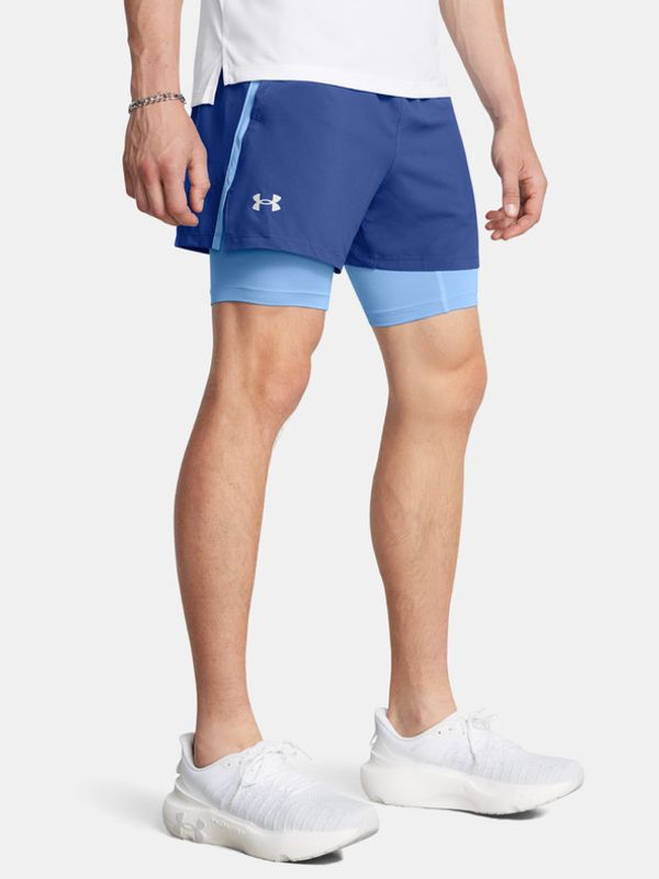 Under Armour Under Armour UA Launch 5'' 2-IN-1 Kratke hlače plava