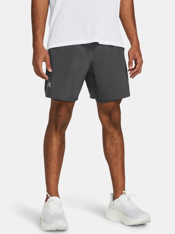 Under Armour Under Armour UA Launch 7'' 2-In-1 Kratke hlače siva