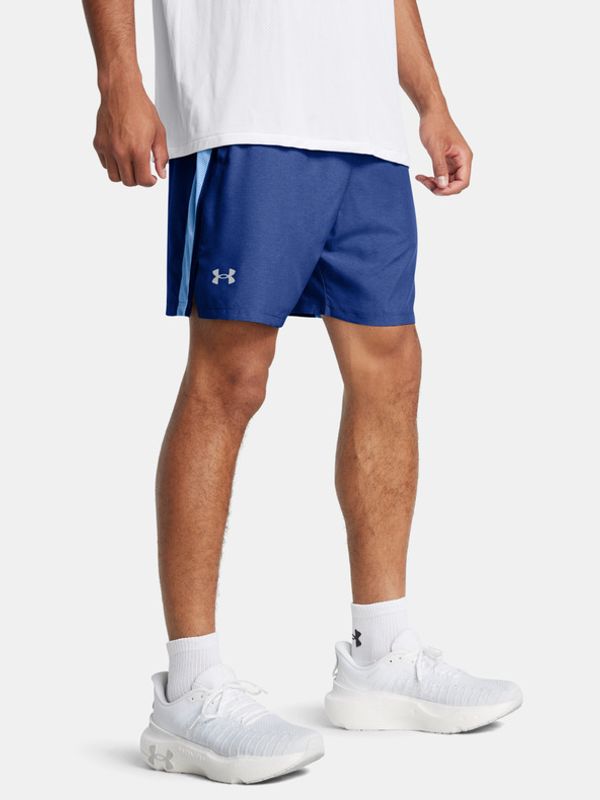Under Armour Under Armour UA Launch 7'' Heather Kratke hlače plava