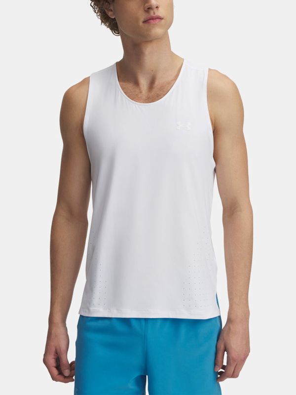 Under Armour Under Armour UA Launch Elite Singlet Majica bez rukava bijela