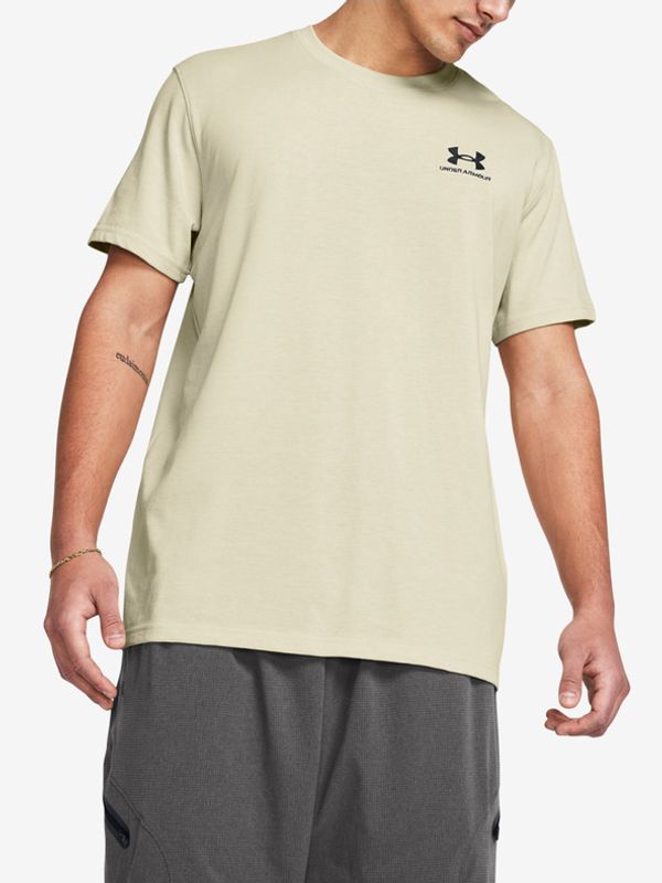 Under Armour Under Armour UA M Logo EMB Heavyweight SS Majica smeđa