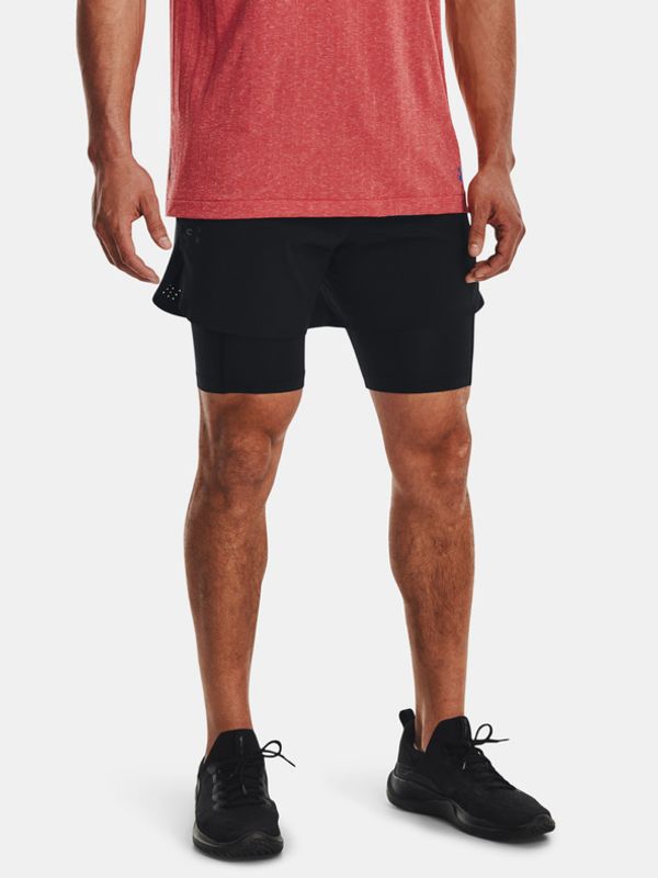 Under Armour Under Armour UA Peak Woven 2in1 Kratke hlače crna