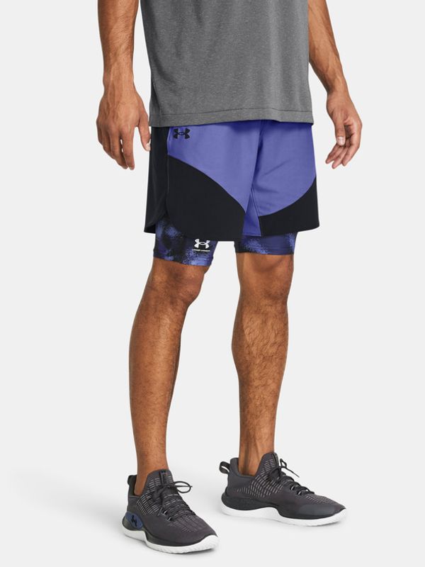 Under Armour Under Armour UA Peak Woven Hybrid Kratke hlače ljubičasta