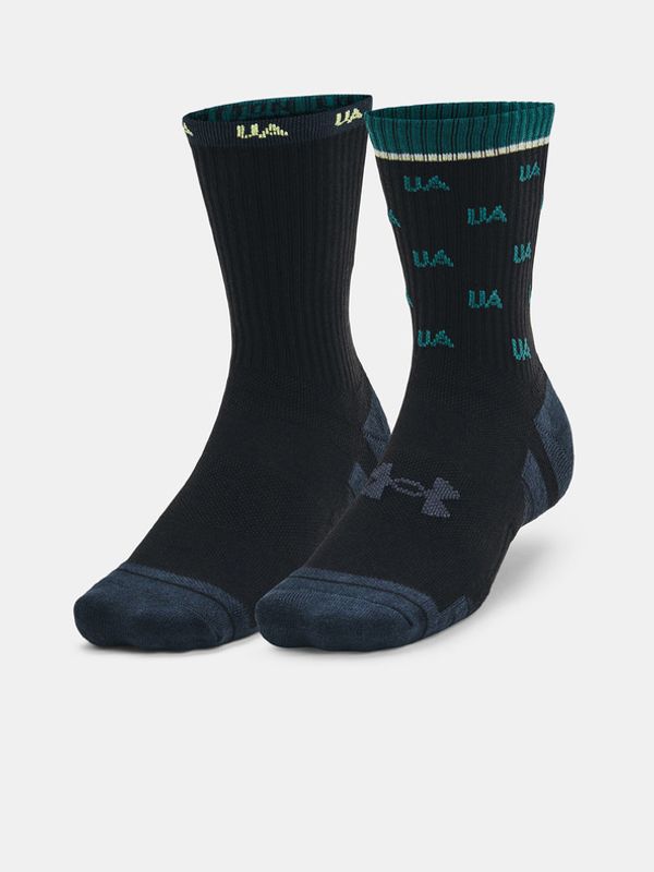 Under Armour Under Armour UA Perf Cotton Nov Mid 2-pack Čarape crna