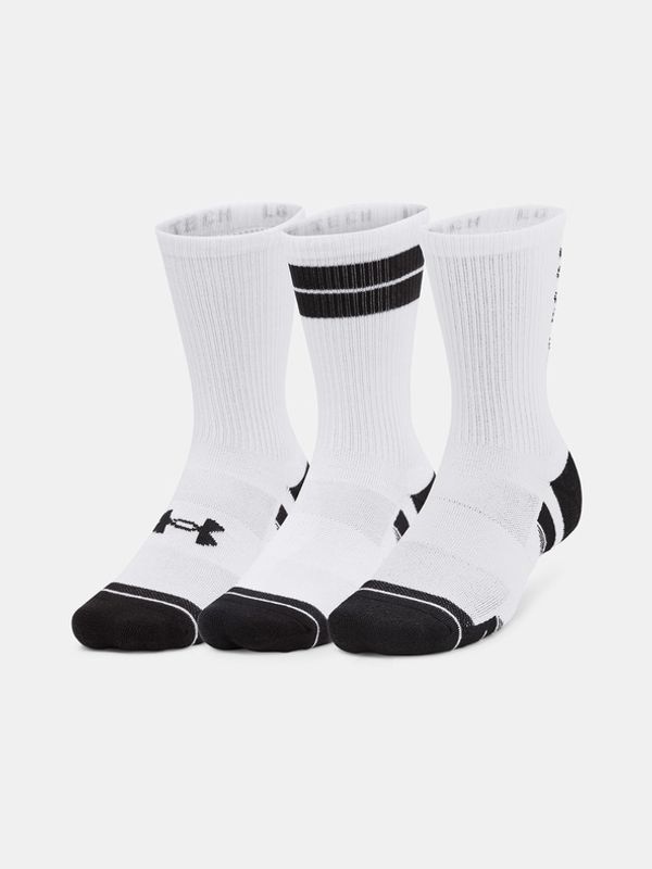 Under Armour Under Armour UA Perf Tech Nov Crew 3-pack Čarape bijela