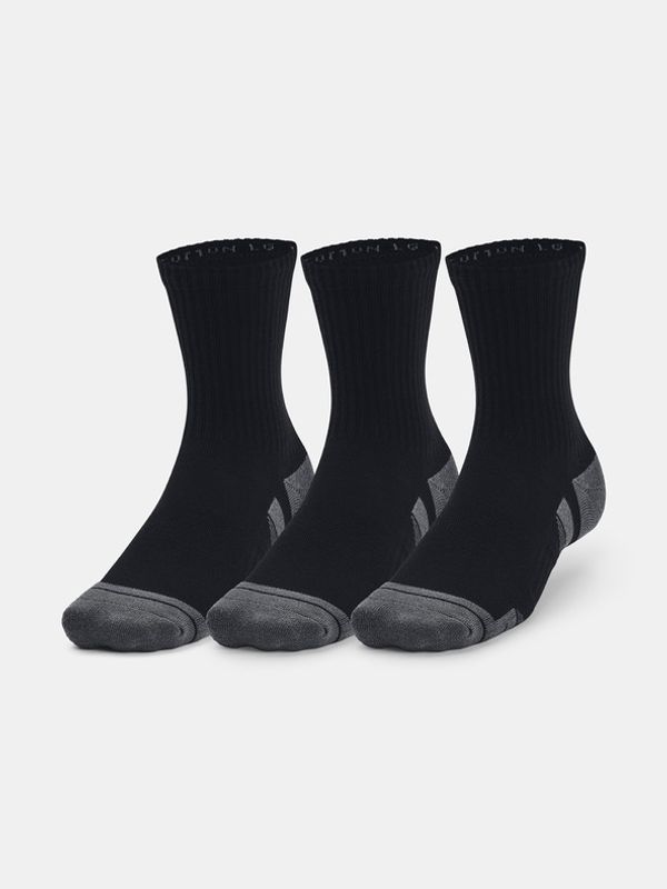 Under Armour Under Armour UA Performance Cotton 3p Mid 3 para dječjih čarapa crna