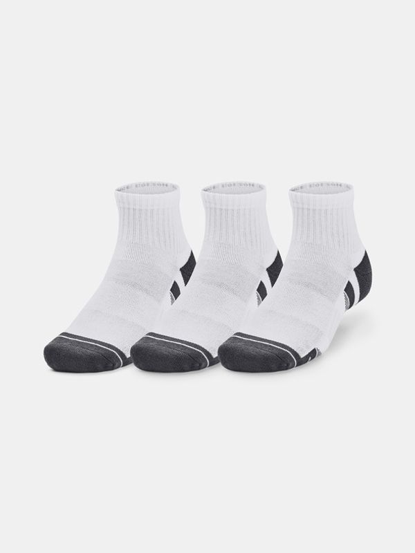Under Armour Under Armour UA Performance Cotton 3p Qtr 3 para dječjih čarapa bijela