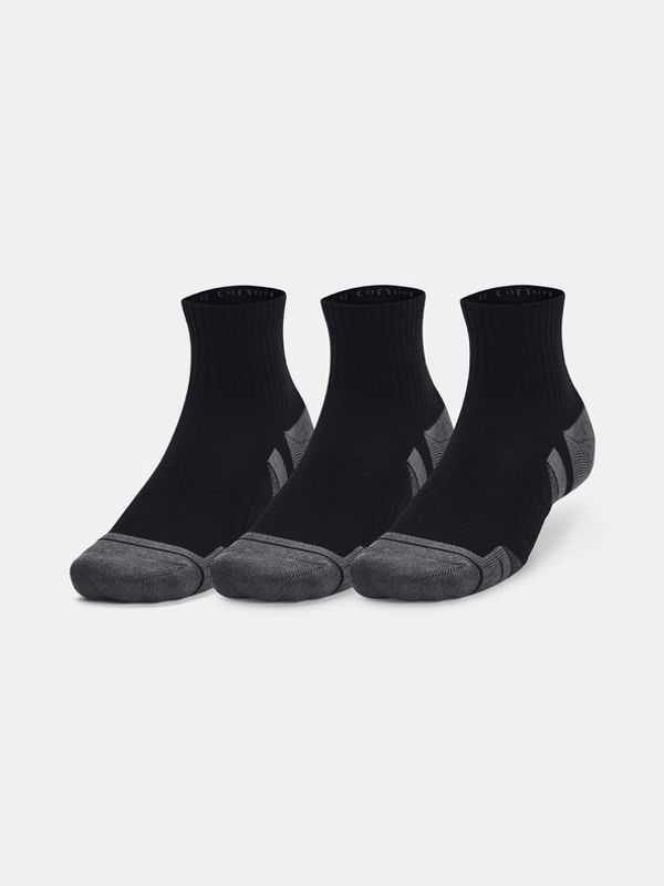 Under Armour Under Armour UA Performance Cotton Qtr 3-pack Čarape crna
